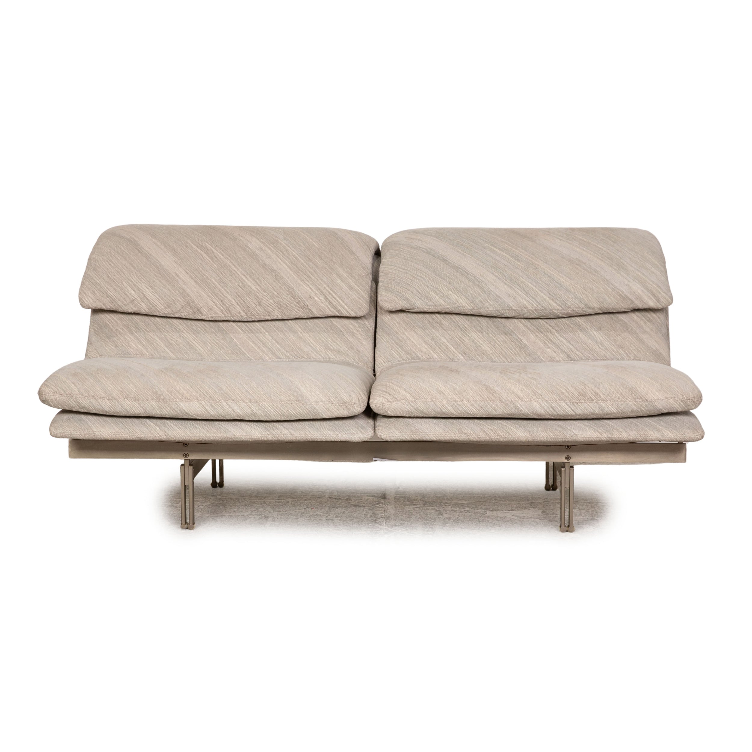 Saporiti Italia Zweisitzer Wave Grau Stoff - 2. Hand - Revive.de