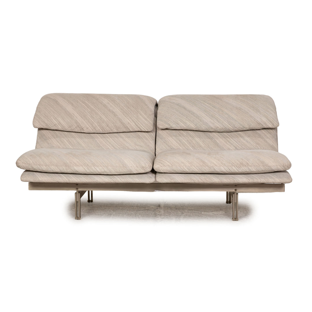 Saporiti Italia Wave fabric two-seater Gray Function