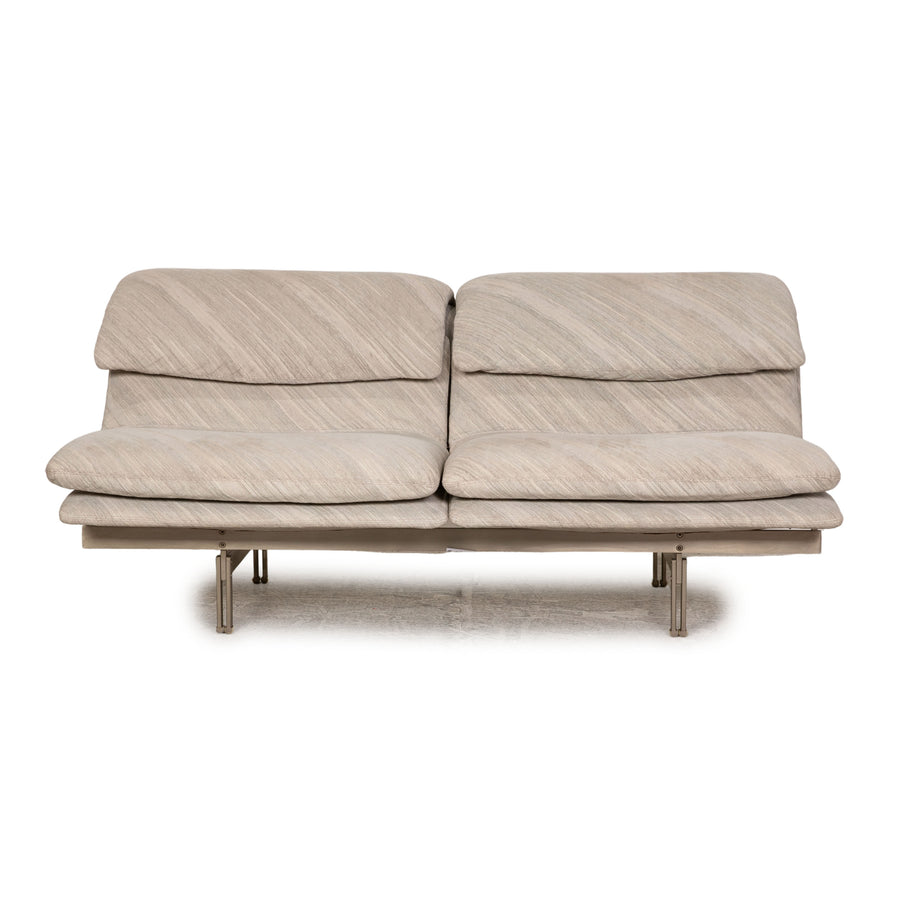 Saporiti Italia Wave fabric two-seater Gray Function