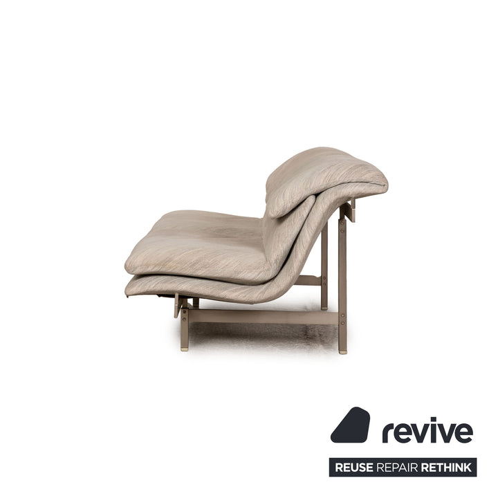 Saporiti Italia Wave fabric two-seater Gray Function