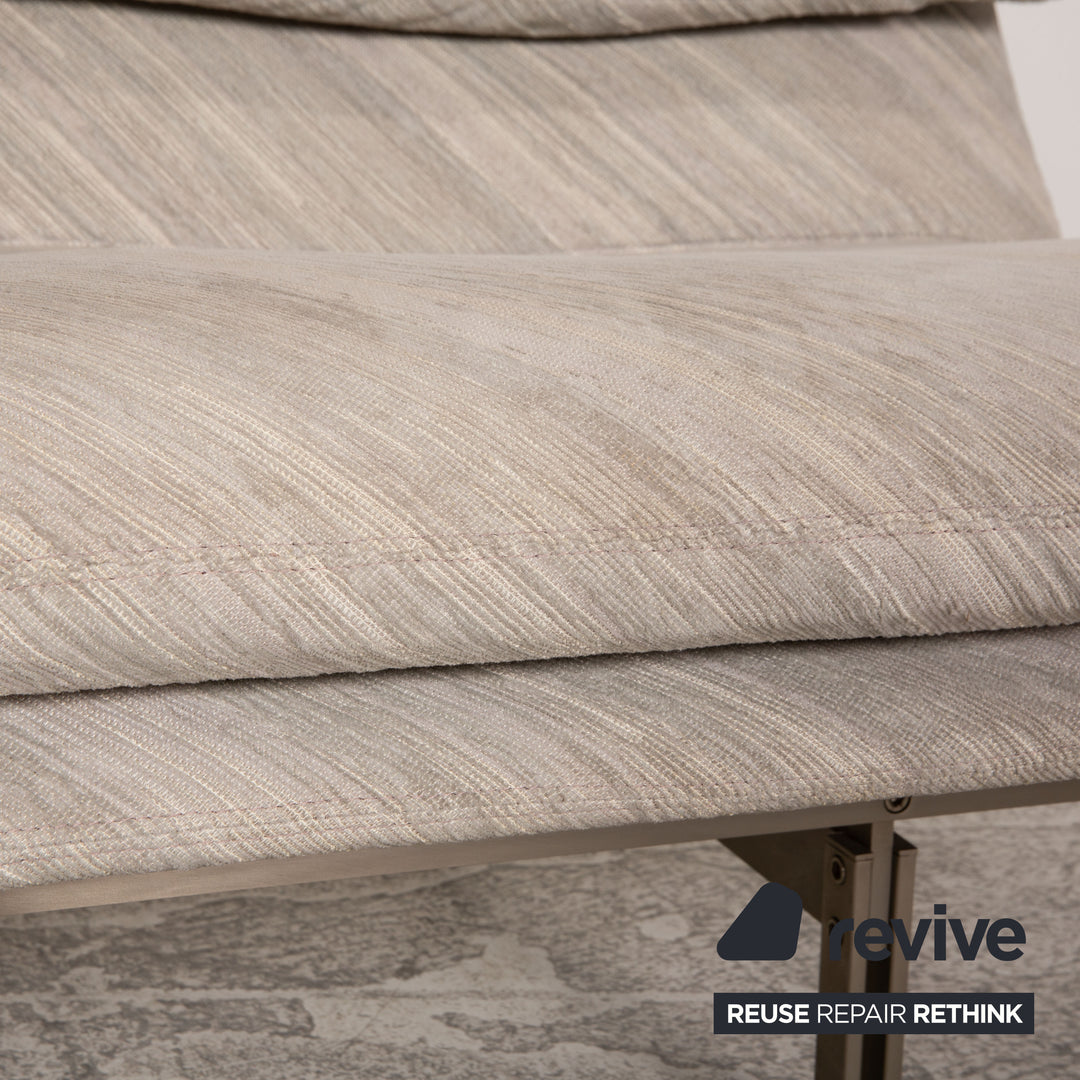 Saporiti Italia Wave fabric two-seater Gray Function