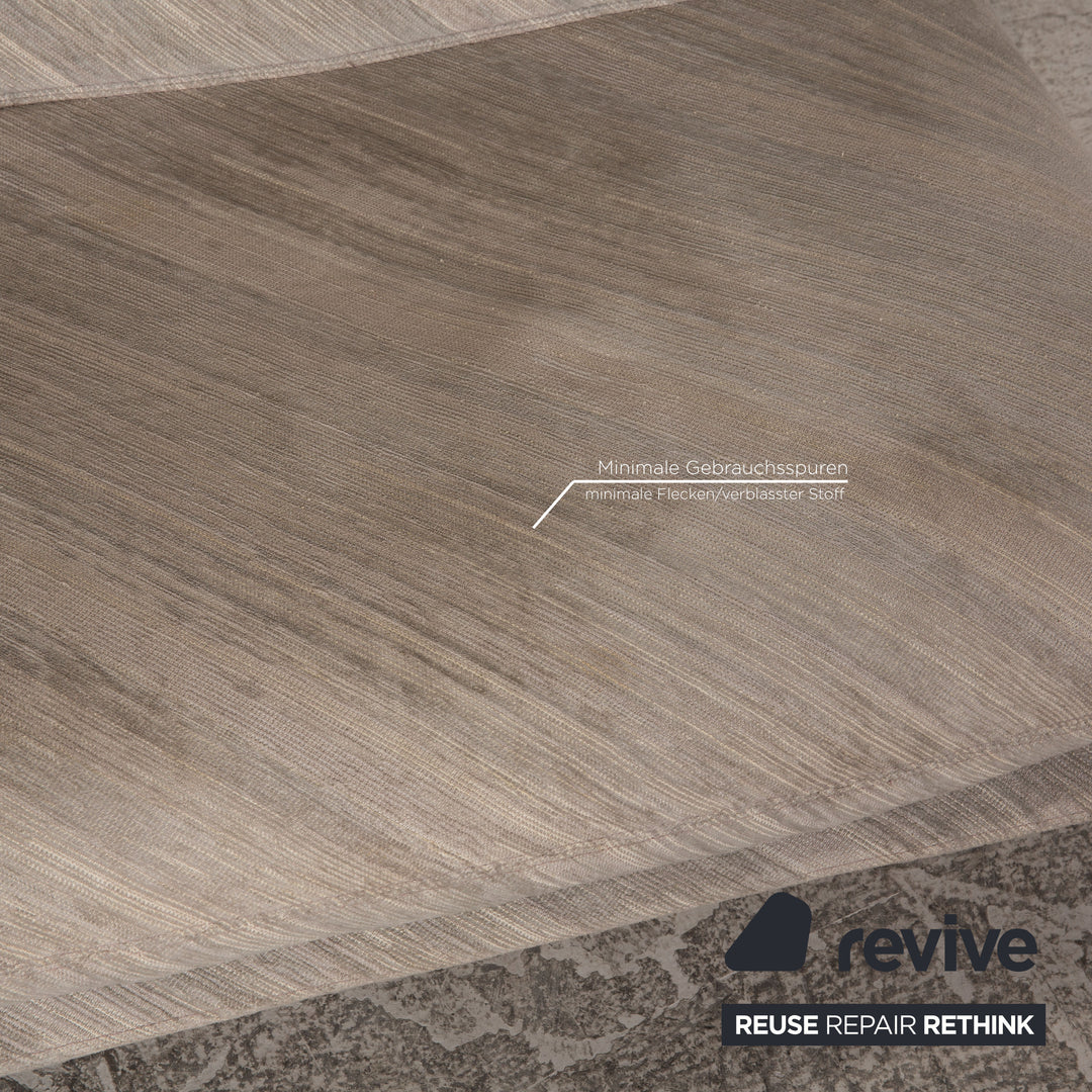 Saporiti Italia Wave fabric two-seater Gray Function