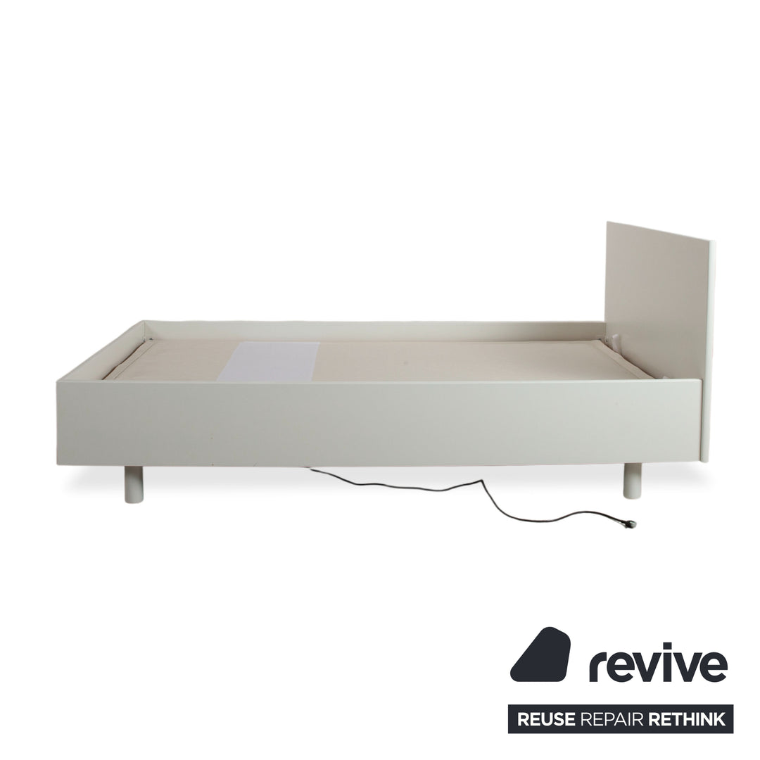Schramm Gala28 Holz Bett Weiß Schlafzimmer 120 x 210 cm elektrische Funktion