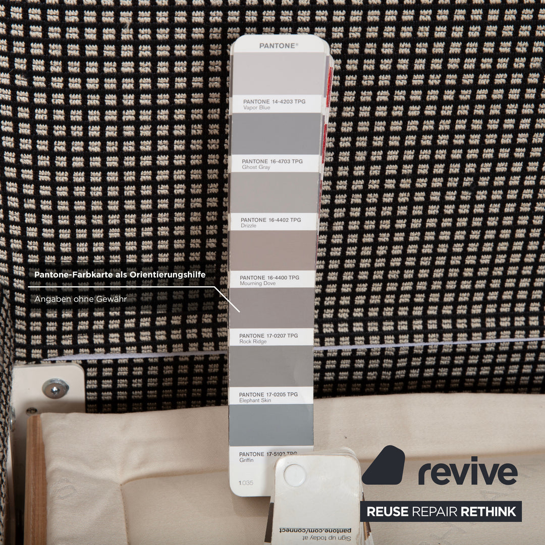 SCHRAMM Stoff Bett Grau elektrische Funktion Schlafzimmer