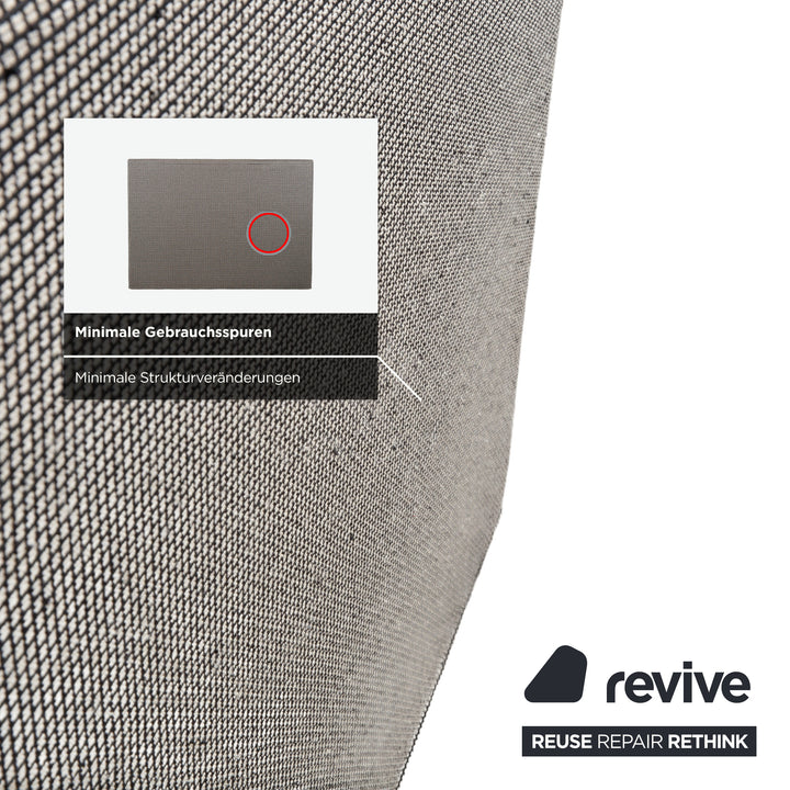 SCHRAMM Stoff Bett Grau elektrische Funktion Schlafzimmer