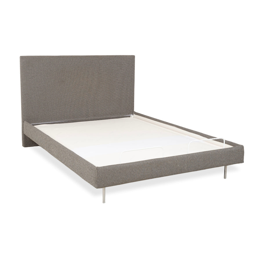 SCHRAMM Stoff Bett Grau elektrische Funktion Schlafzimmer