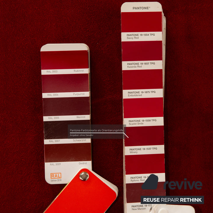 SEDDA Vista fabric sofa set red corner sofa stool manual function