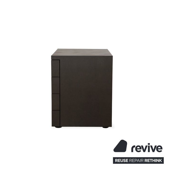 Set Wilkhahn Holz Sideboard Schwarz Anthrazit Kommode