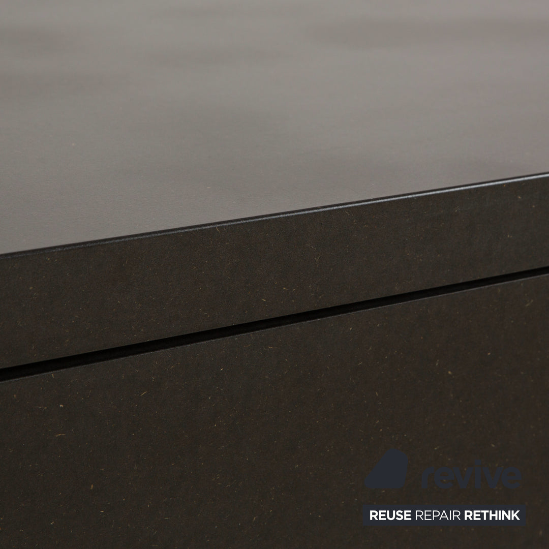 Set Wilkhahn Holz Sideboard Schwarz Anthrazit Kommode