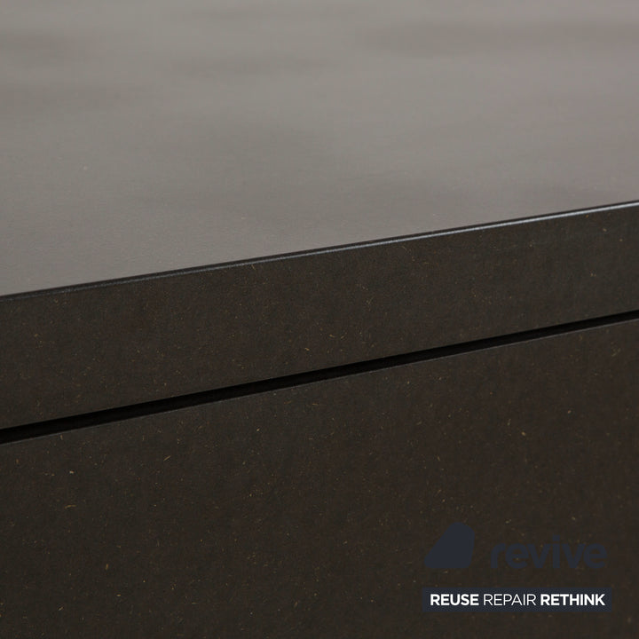 Set Wilkhahn Holz Sideboard Schwarz Anthrazit Kommode