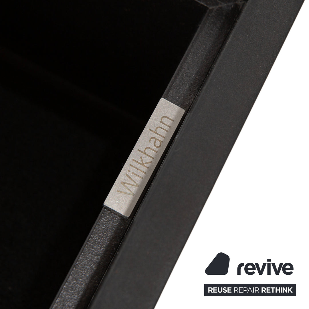 Set Wilkhahn Holz Sideboard Schwarz Anthrazit Kommode