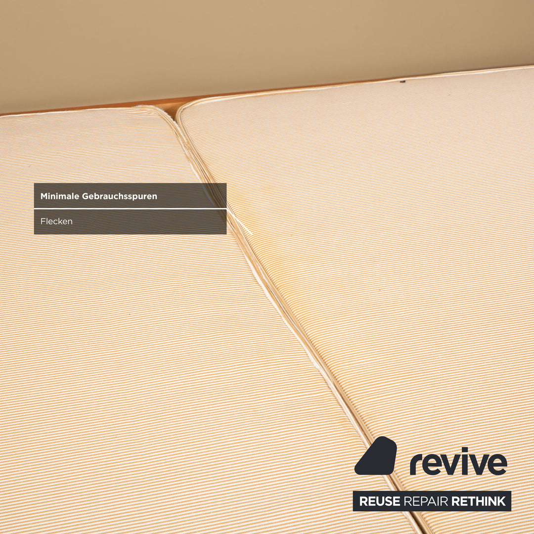 Lit à sommier Simmons 180x200cm Beige Gris Marron Tête de lit Cadre en bois