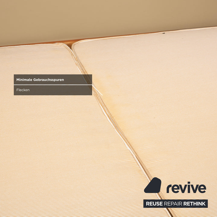 Lit à sommier Simmons 180x200cm Beige Gris Marron Tête de lit Cadre en bois