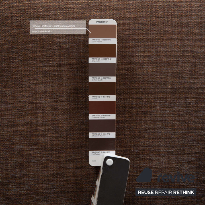 Sitting Vision MV 248 Fabric Armchair Beige Brown incl. Stool Rocking Function