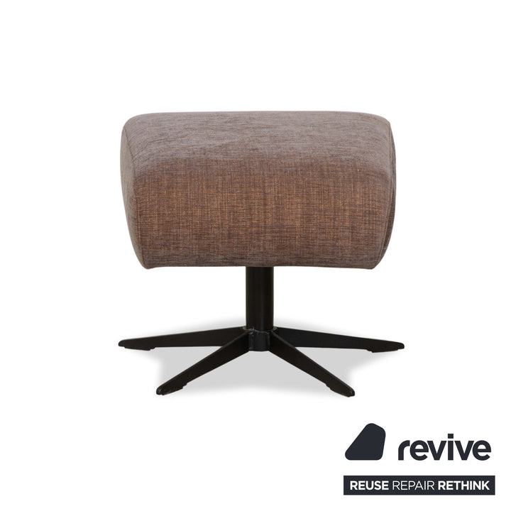 Sitting Vision MV 248 Fabric Armchair Beige Brown incl. Stool Rocking Function