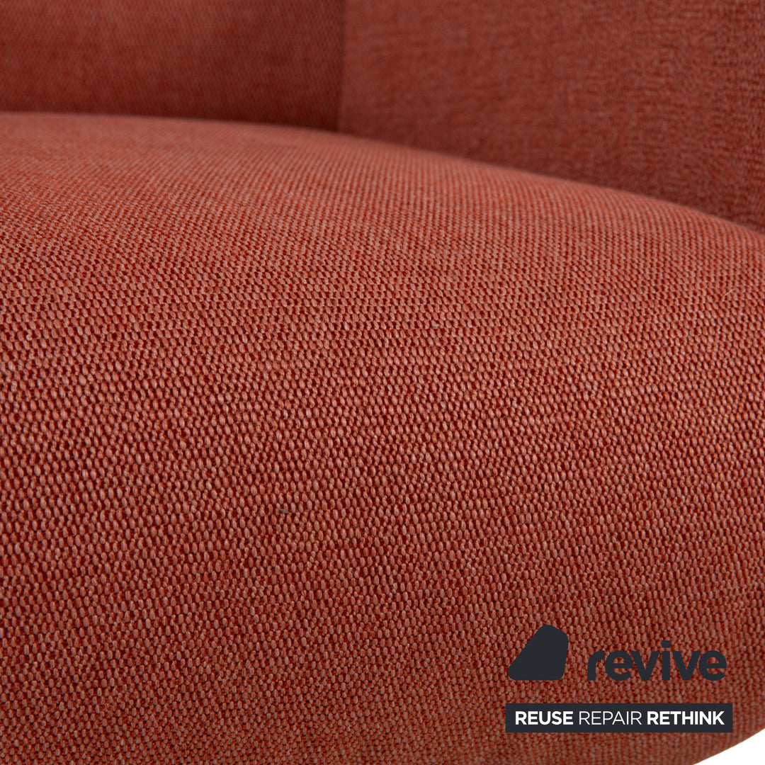 Sitting Vision TW 043 fauteuil relax en tissu cuir rouge orange électr. Fonction batterie