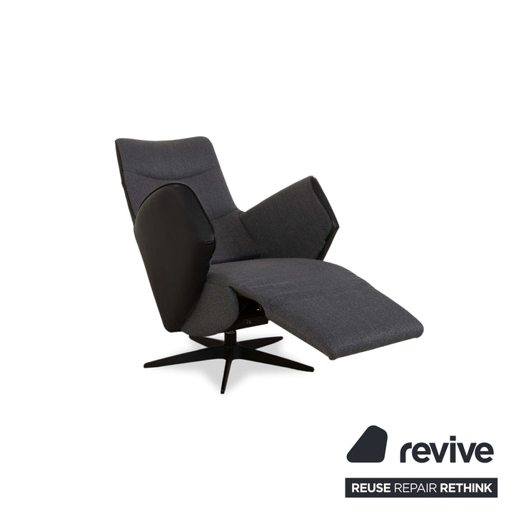 Sitting Vision TW 093 fauteuil de relaxation en tissu cuir gris électr. Fonction batterie