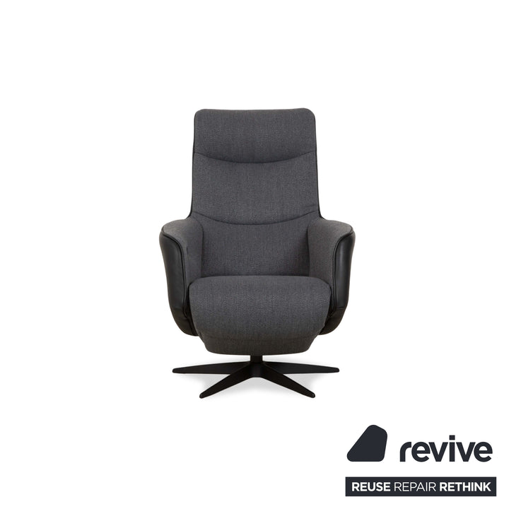 Sitting Vision TW 093 fabric relaxation chair leather gray electr. Battery function