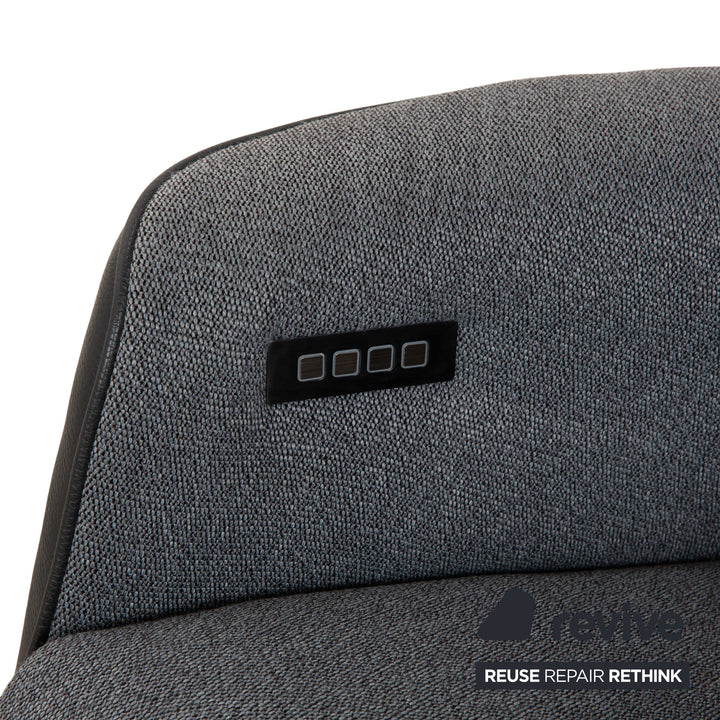 Sitting Vision TW 093 fauteuil de relaxation en tissu cuir gris électr. Fonction batterie