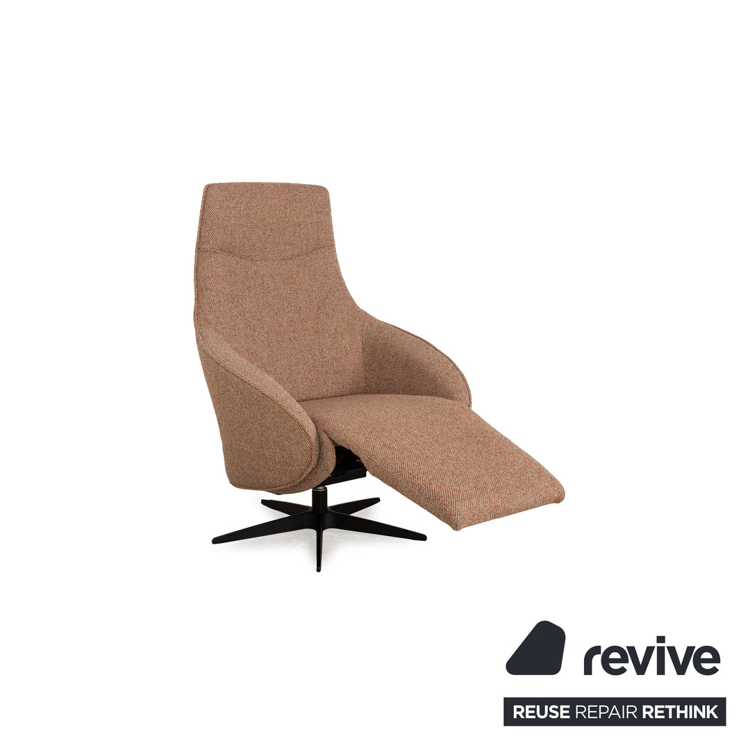 Sitting Vision Twice Fabric Armchair Brown Electric Function