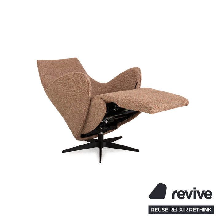 Sitting Vision Twice Fabric Armchair Brown Electric Function