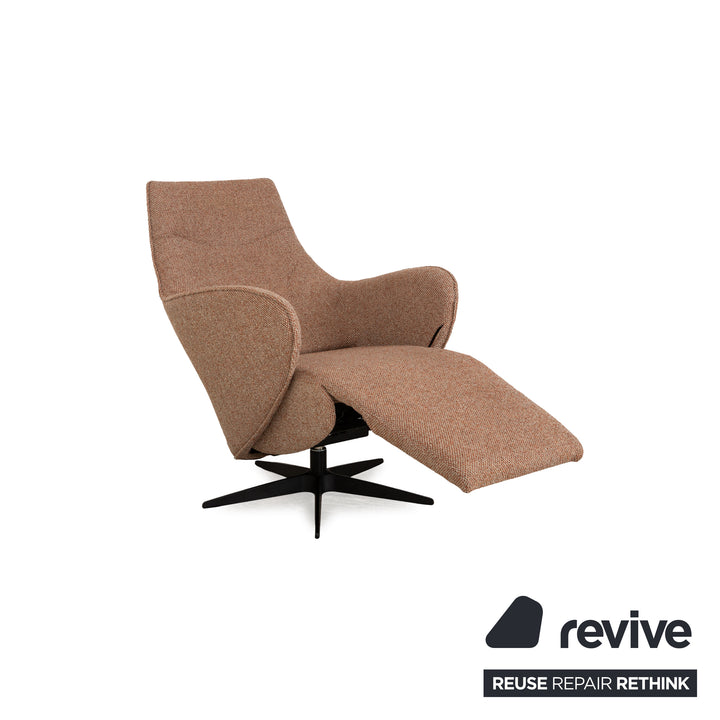 Sitting Vision Twice Fabric Armchair Brown Electric Function