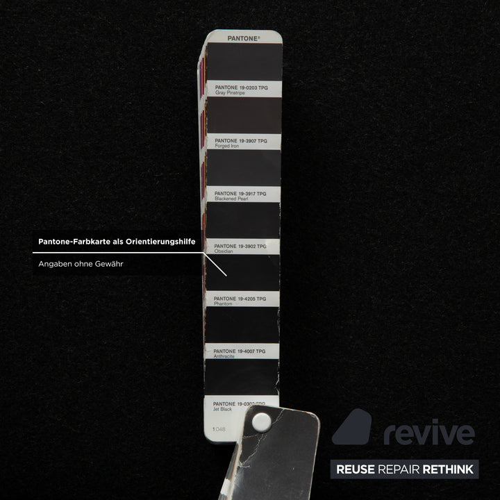 Fauteuil en tissu Softline BASKET gris foncé