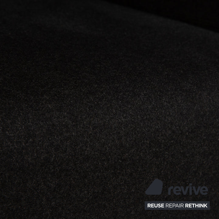 Fauteuil en tissu Softline BASKET gris foncé