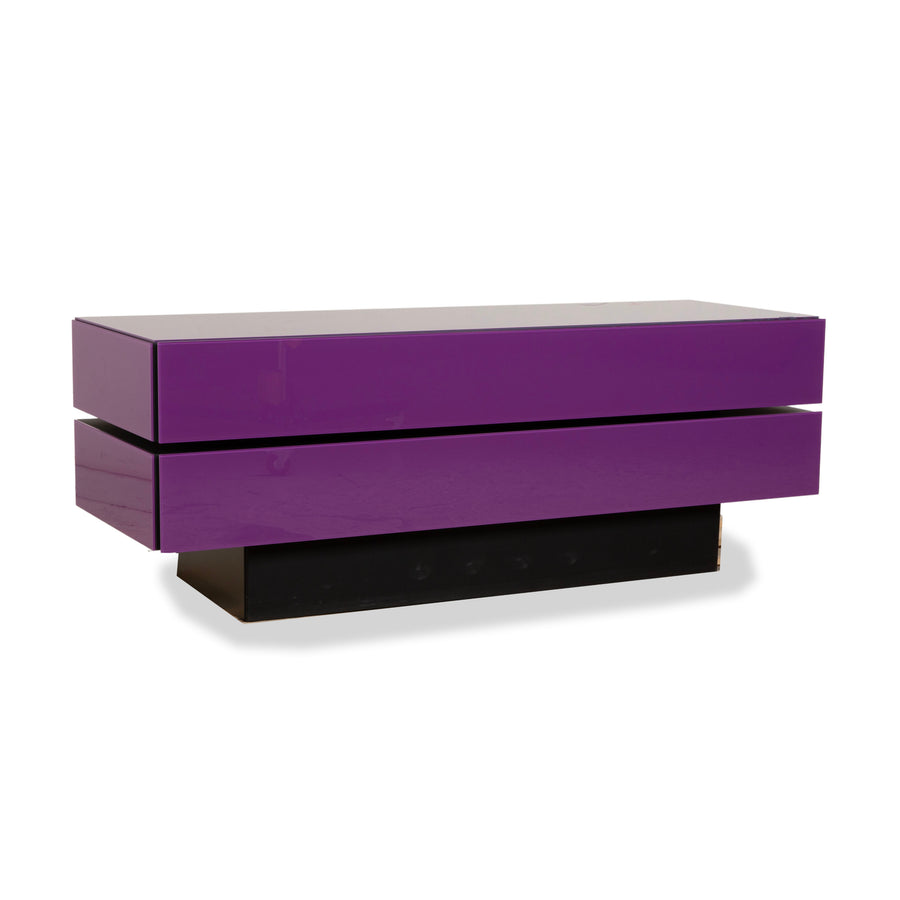 Spectral Brick BR ​​1502 Glass Sideboard Purple Canton HiFi Board Lowboard Mediaboard