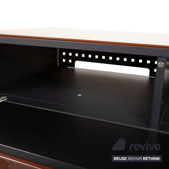 Spectral Brick BR 1502 Sideboard Holz Glas Braun Terracotta manuelle Funktion