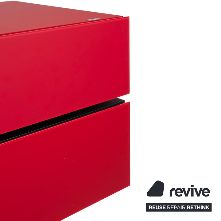 Spectral Brick BR1502 Sideboard Wood Glass Red Manual Function