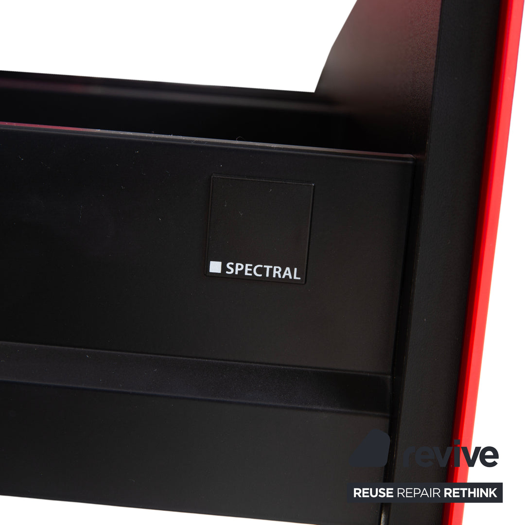 Spectral Brick BR1502 Sideboard Holz Glas Rot manuelle Funktion