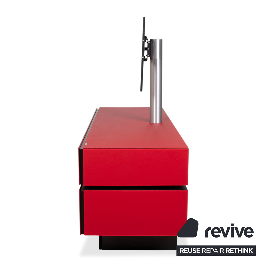 Spectral Brick BR1502 Sideboard Wood Glass Red Manual Function
