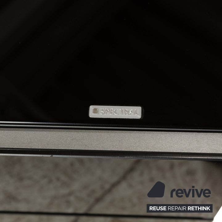 Spectral Brick Glass Sideboard Black Lowboard