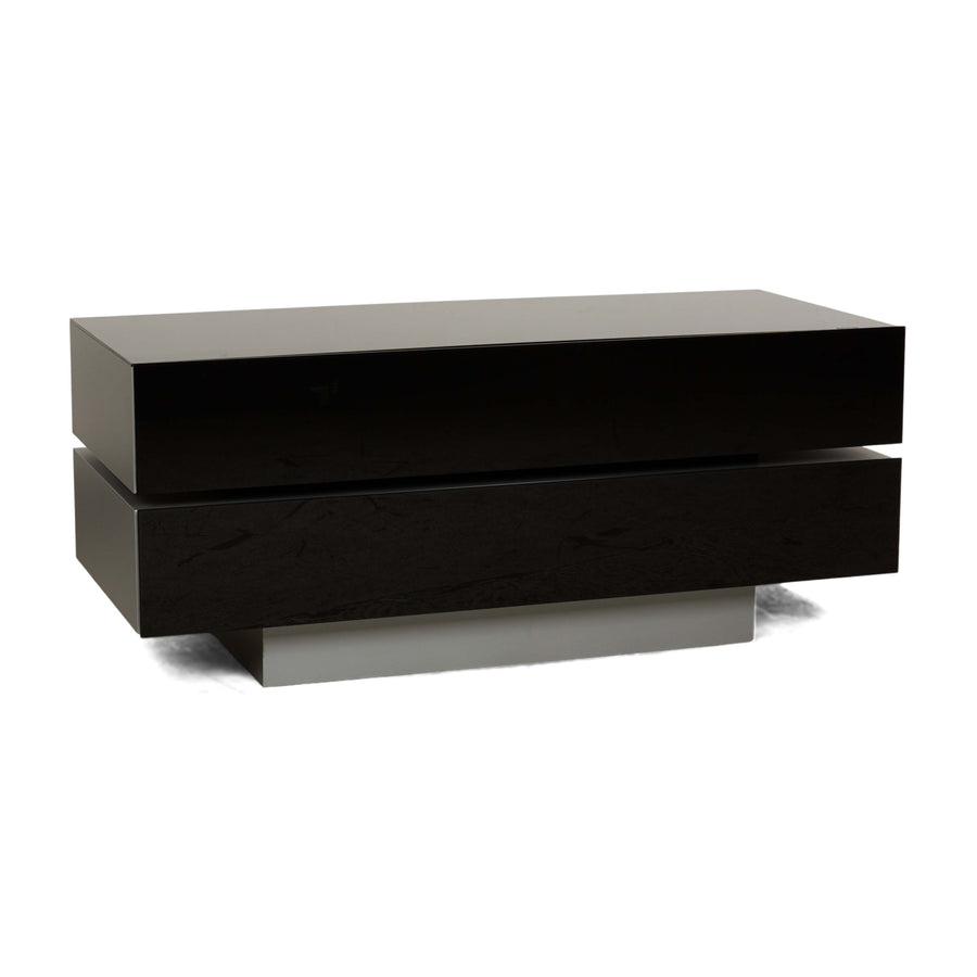 Spectral Brick Glass Sideboard Black Lowboard
