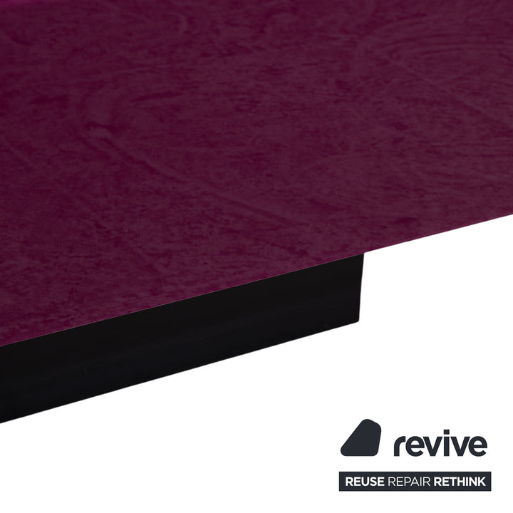 Spectral Brick Sideboard Glas Rot Schwarz Hochglanz manuelle Funktion