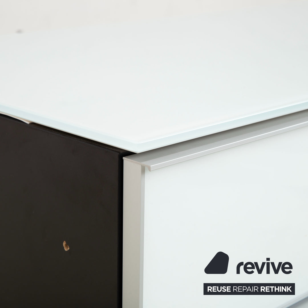 Spectral Catena Glas Sideboard Weiß TV Board