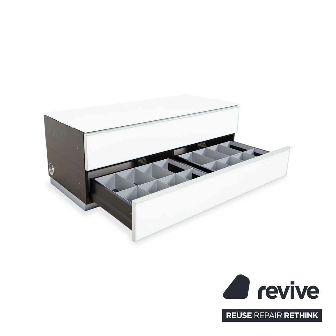 Spectral Catena Glas Sideboard Weiß TV Board