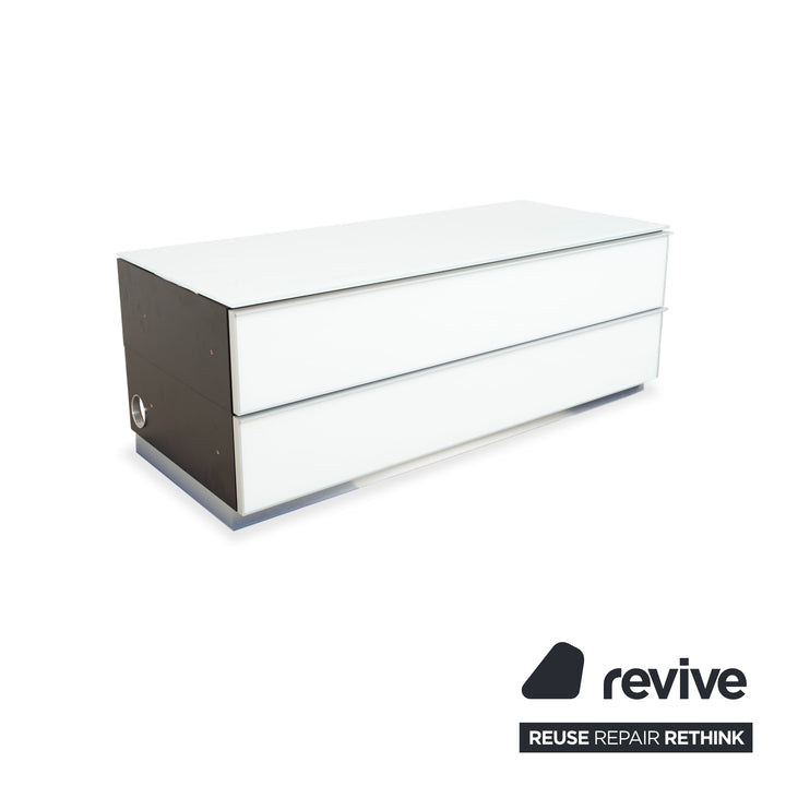 Spectral Catena Glas Sideboard Weiß TV Board