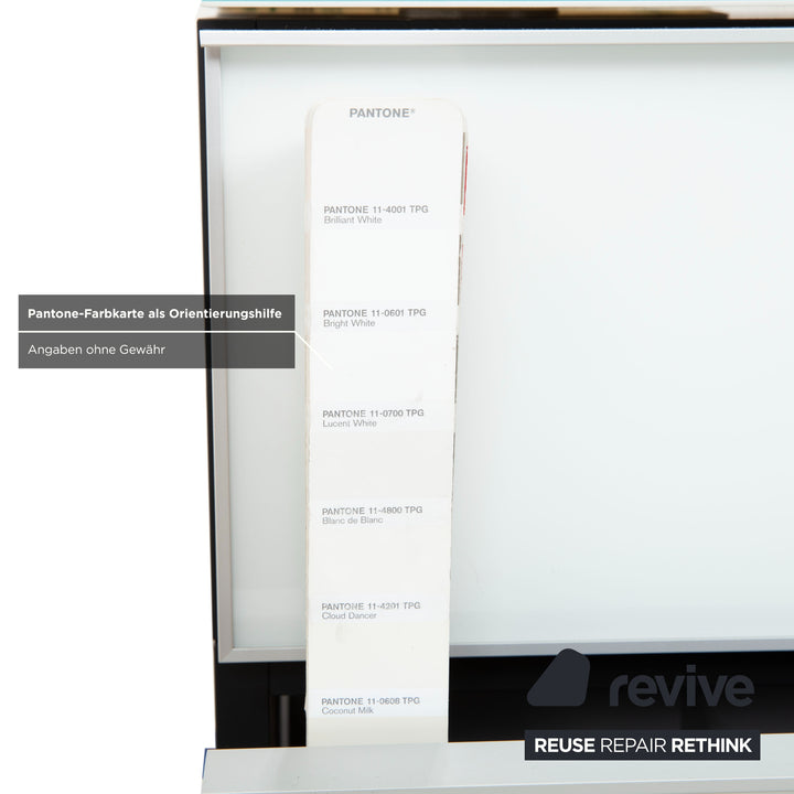 Spectral Catena Glas Sideboard Weiß Schwarz TV Board