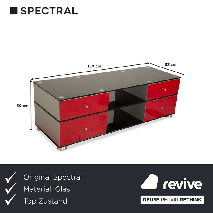Spectral CL 1552 Glas Sideboard Rot HiFi