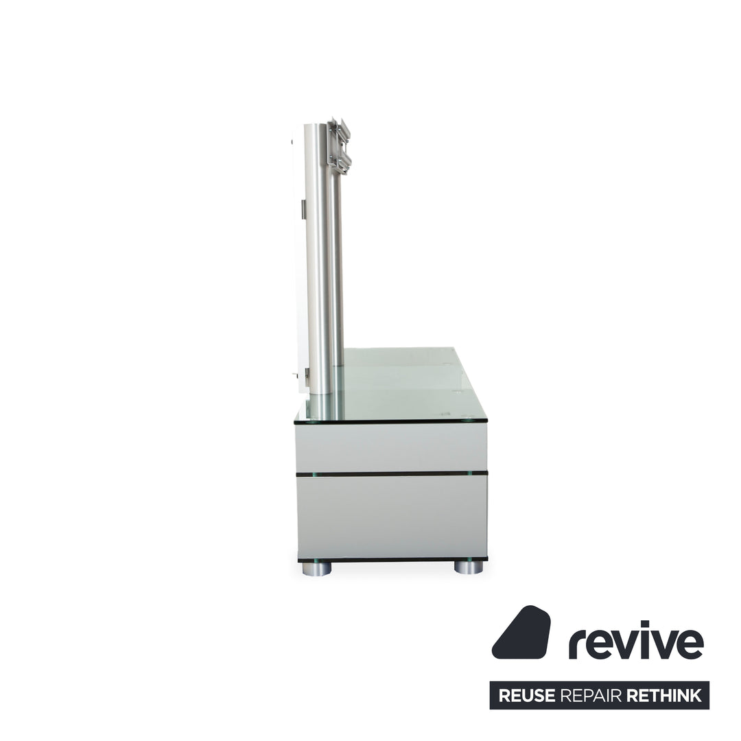 Buffet en verre Spectral CL 1552, support TV noir