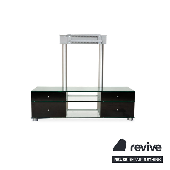 Spectral CL 1552 Glass Sideboard Black TV Mount
