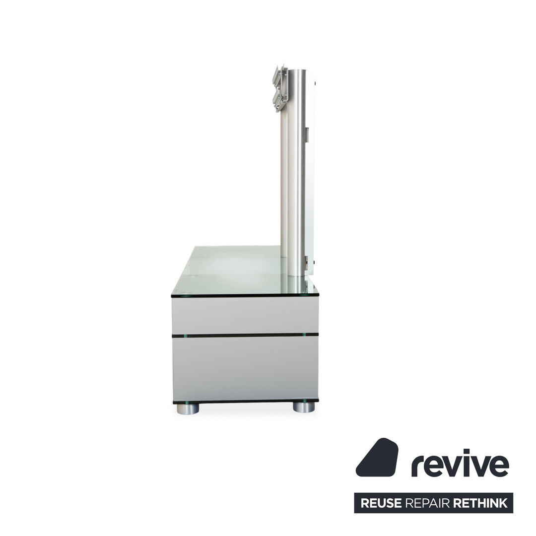 Buffet en verre Spectral CL 1552, support TV noir