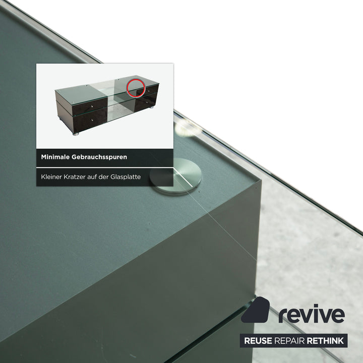 Spectral CL 1552 Glass Sideboard Black