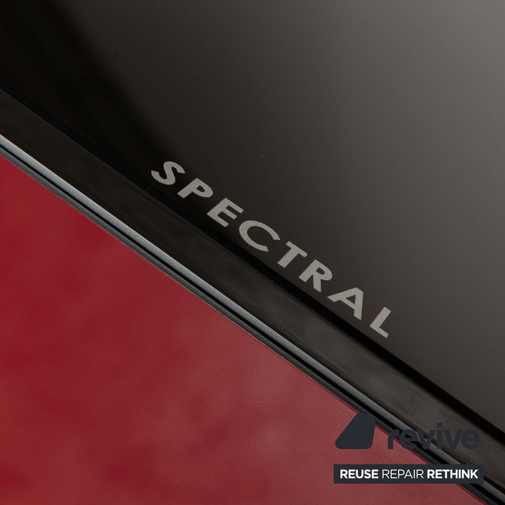 Buffet bas en verre Spectral gris rouge