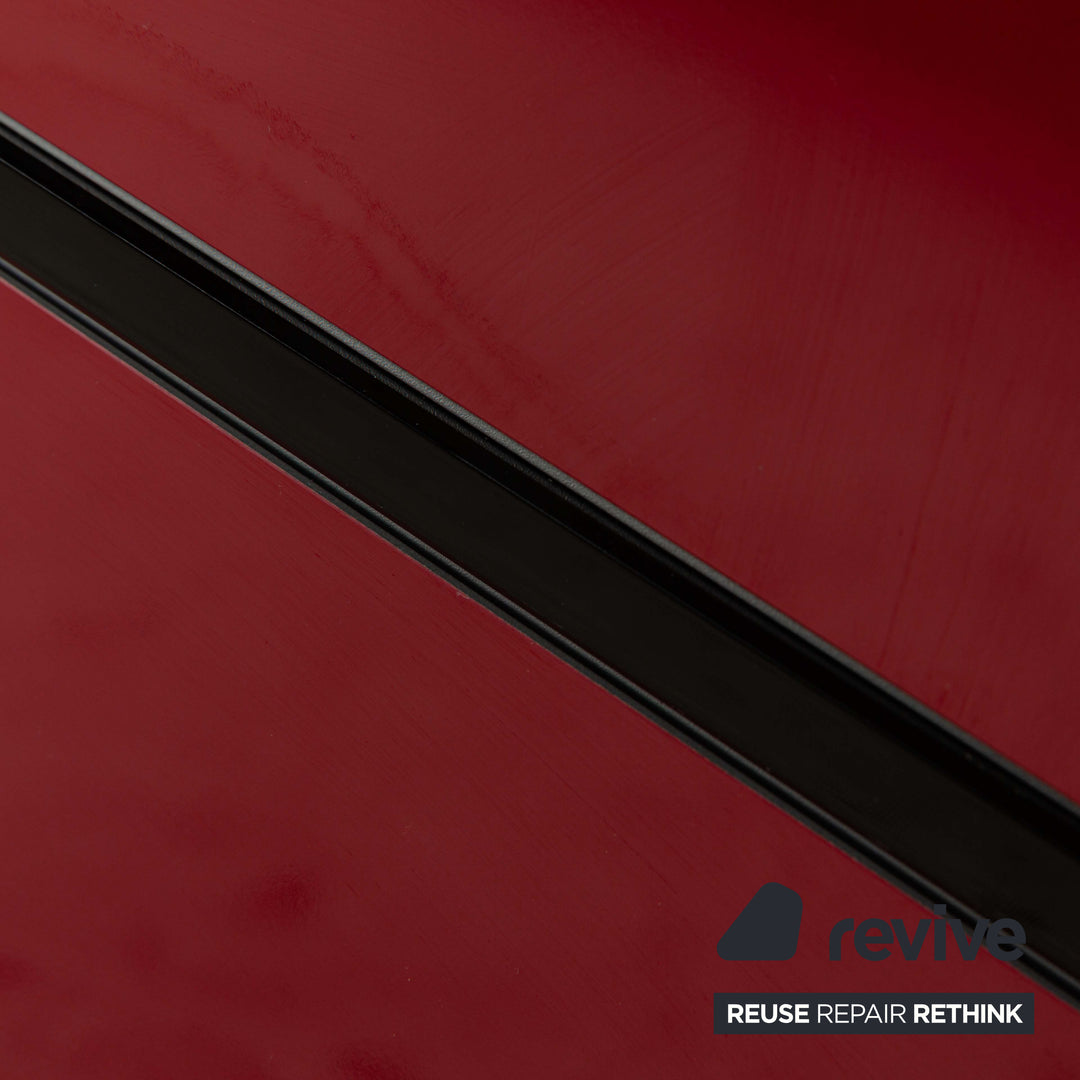 Buffet bas en verre Spectral gris rouge