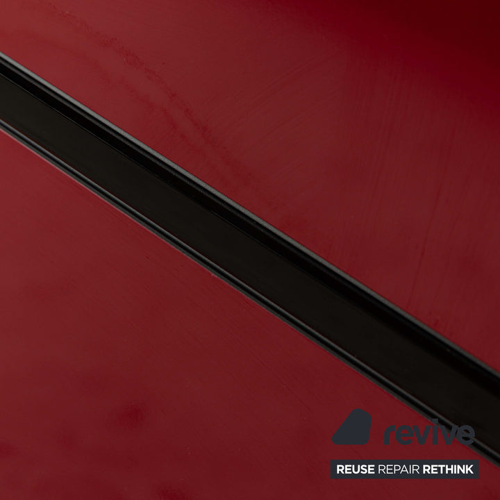 Buffet bas en verre Spectral gris rouge