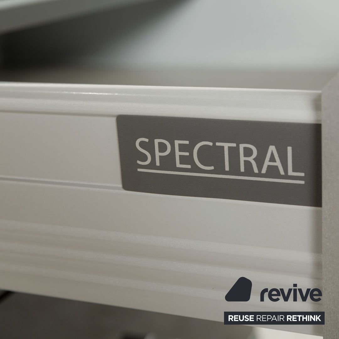 Spectral Glass Sideboard Black Drawers