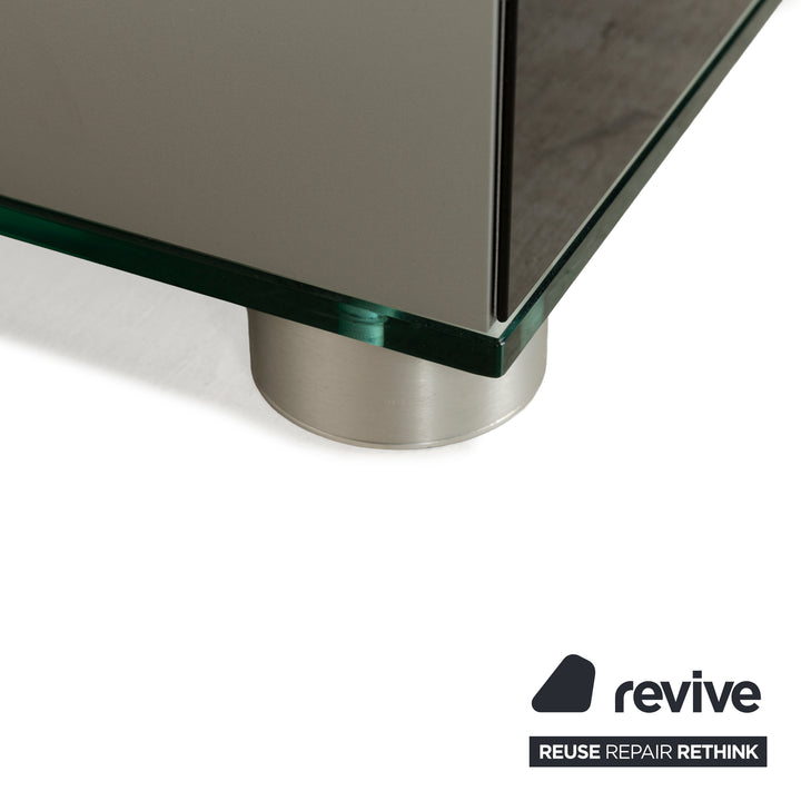 Spectral Glass Sideboard Black Drawers